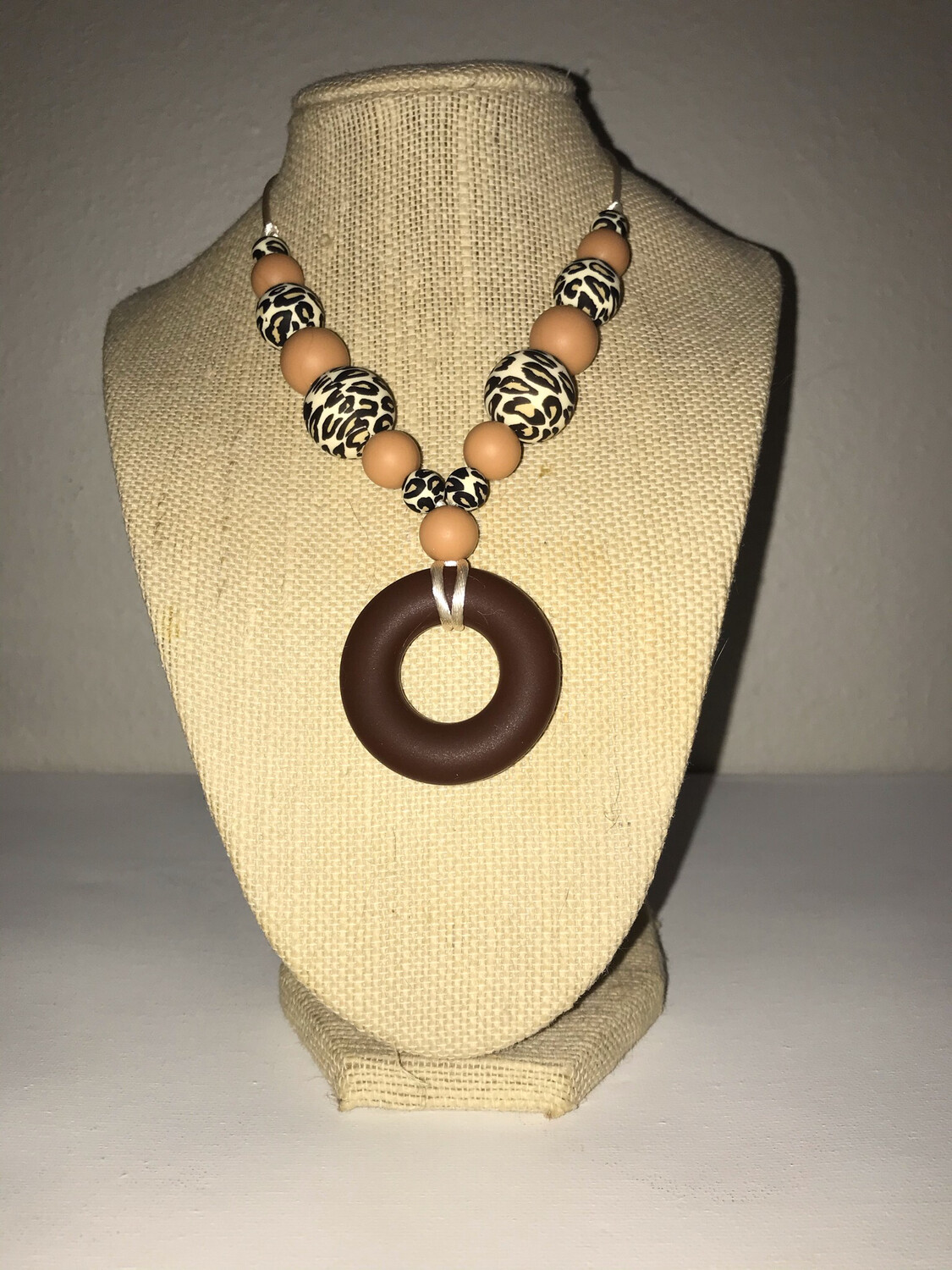 Leopard With Ring Pendant