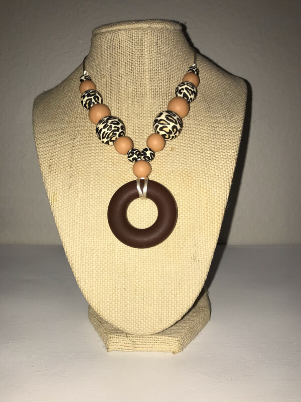 Leopard With Ring Pendant