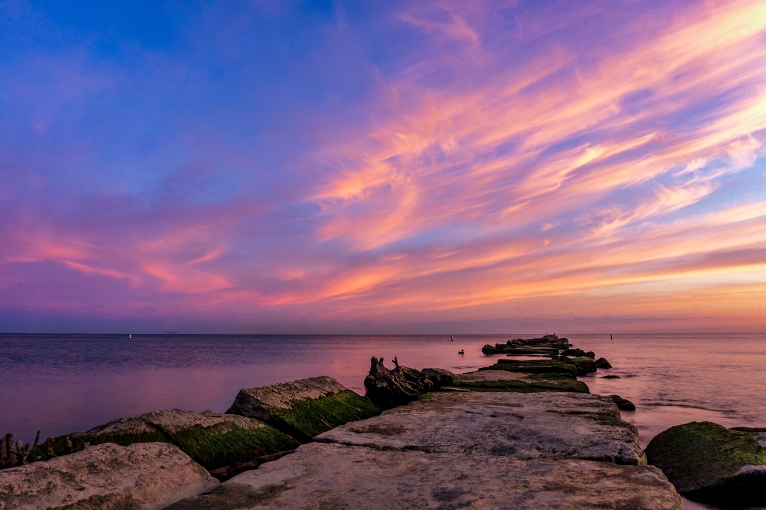 Gorgeous Summer Sunrise on the Beach in Cleveland