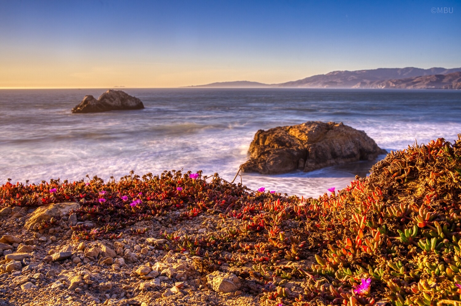 California Sunset at Wonderful Land's End Pacific Coast Photo