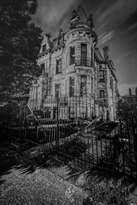 Infamous Haunted House the Frankiln Castle in Cleveland,Ohio