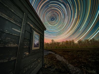 Spectacular Star Trail at Cherry Springs