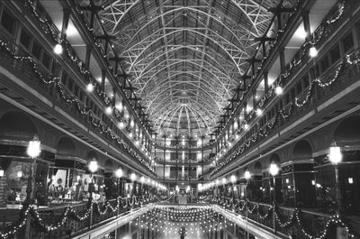 Famous Arcade show with Black and White film