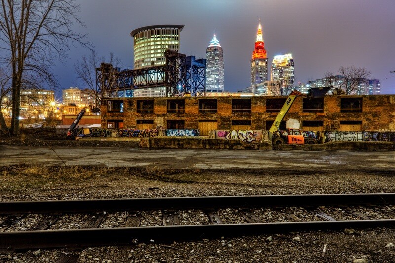 Abandoned Building now known as Brewdog in Cleveland, Ohio