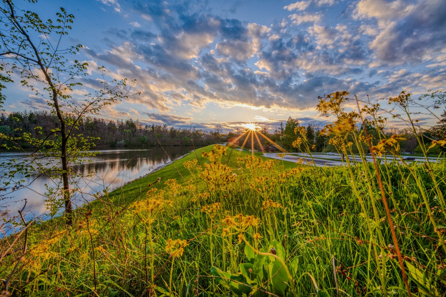 Sunset at Hinkley Lake