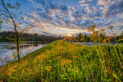 Sunset at Hinkley Lake