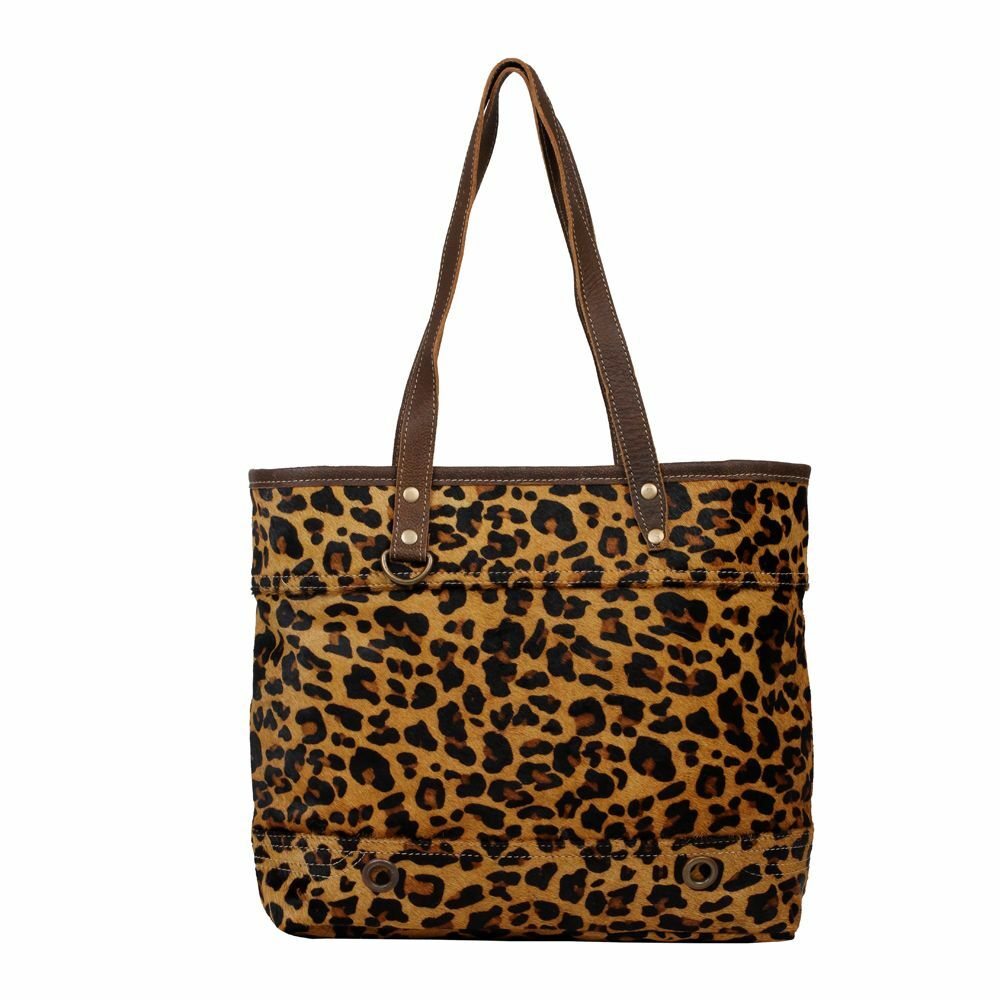 leopard skin bag