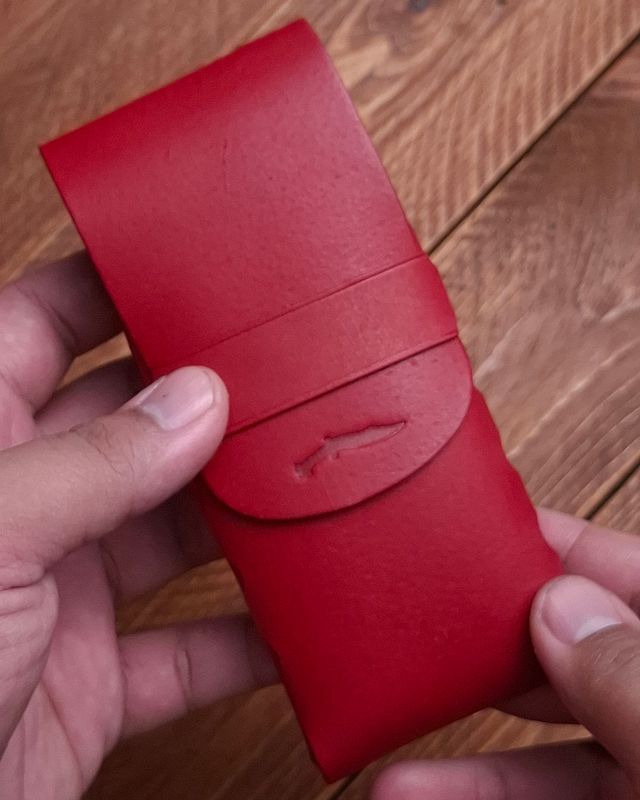 Eleanor Stitchless Fountain Pen Leather Case