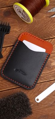 Minimalist Cash and Card Sleeve - Leather Workshop at Alabang West Parade