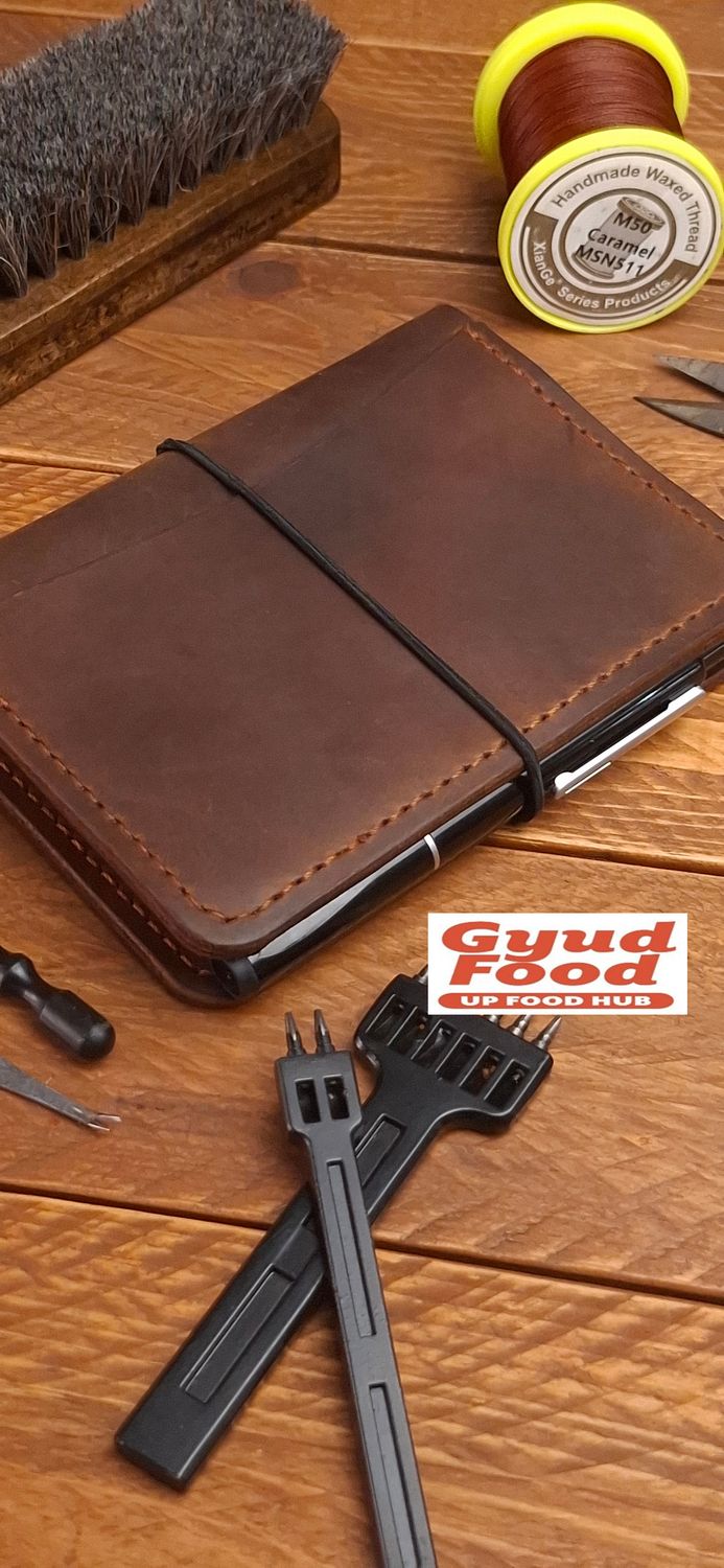 TN Style Journal (Passport Size) — Leather Workshop at Gyud Food UP Food Hub