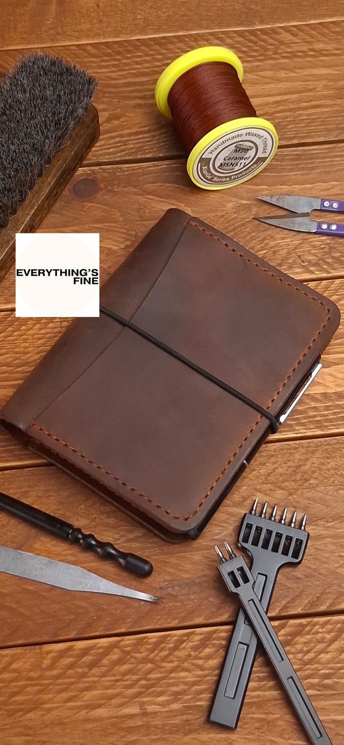 TN Style Journal (Passport Size) — Leather Workshop at Everything&#39;s Fine PH, Makati