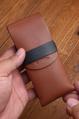 Eleanor Stitchless Fountain Pen Leather Case