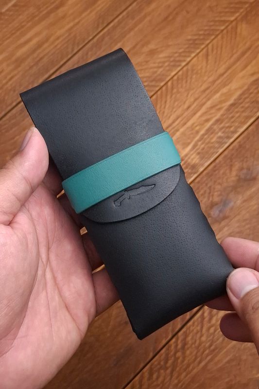 Eleanor Stitchless Fountain Pen Leather Case