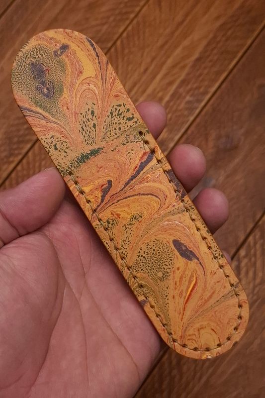 Marbled Fountain Pen Slip