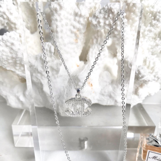 Silver or Gold Plated Classic Crystal Necklaces
