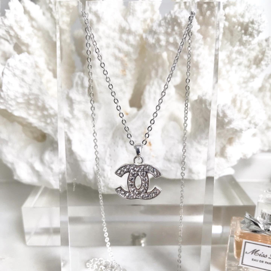 Silver or Gold Plated Classic Crystal Necklaces