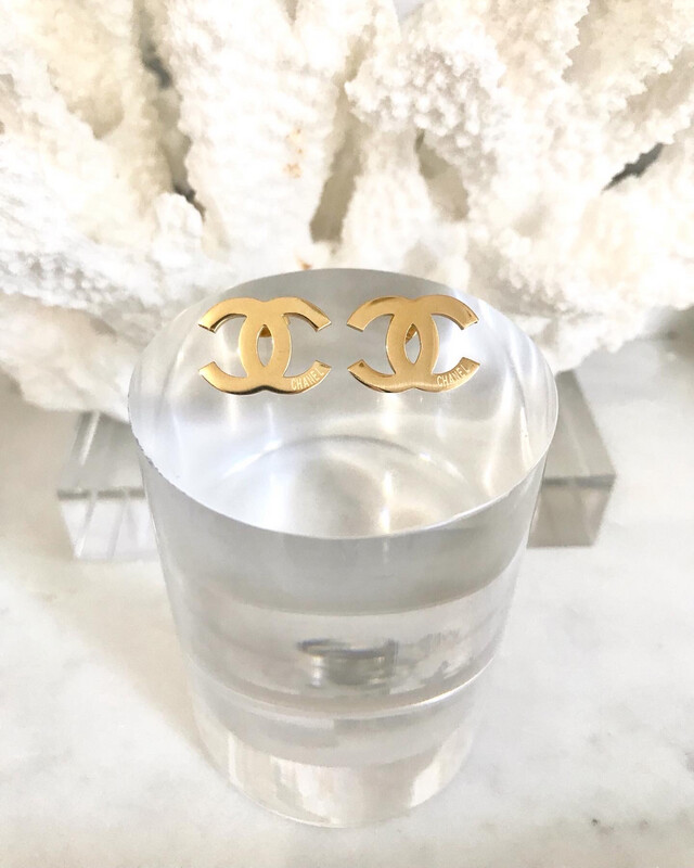 SALE* High Quality 18CT Gold Stainless Steel Classic Earrings 1.4x1.9cm