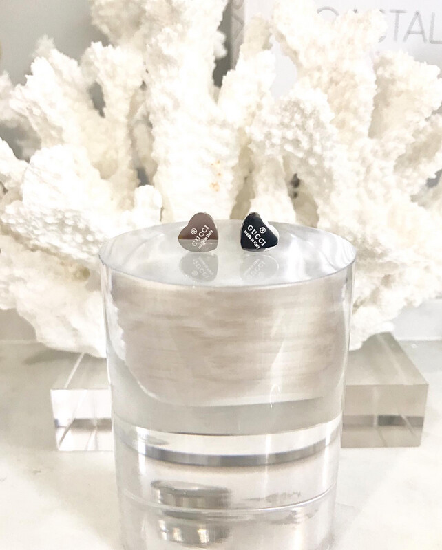 SALE* High Quality Mini Stainless Steel Heart Stud Earrings in Silver 0.9x0.9cm