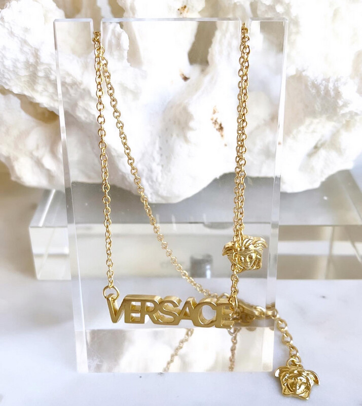 High Quality Size Adjustable Gold Surgical Steel Medusa Necklace