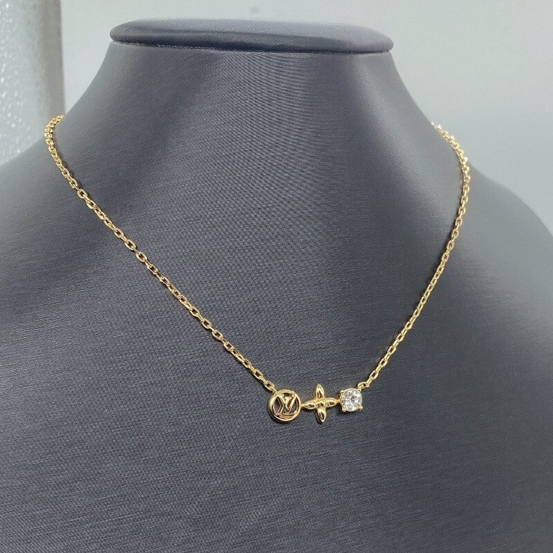 Louis Petit Classic Logo necklace