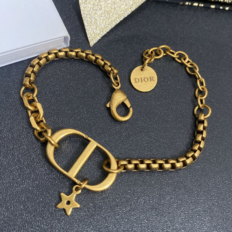 High Quality Surgical Steel Antique Gold CD Tribales bracelet 1.8x22cm