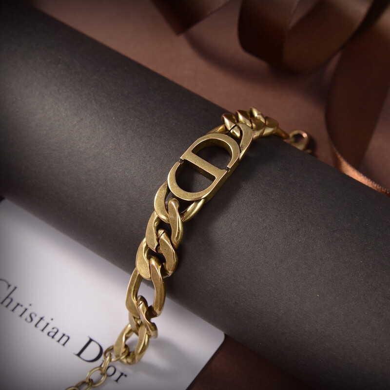 High Quality AAA+ Antique Gold CD Bracelet