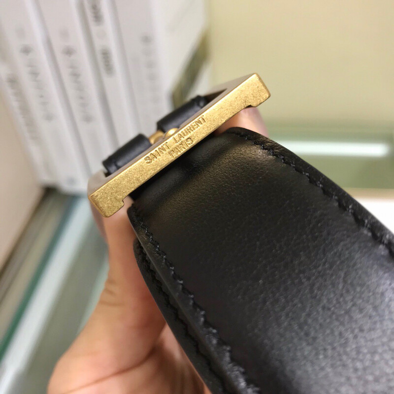 High Quality Genuine Leather YVES Belt 90cm