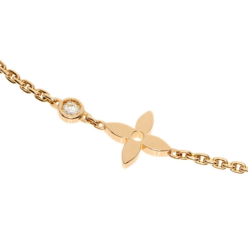 High Quality Pendentif Motive Monogram 18CT Gold or Silver Stainless Steel Stud Diamond Bracelet Size Adjustable