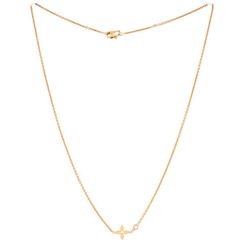 High Quality Pendentiv Monogram 18CT Gold or Silver Stainless Steel Stud Diamond Necklace Size Adjustable