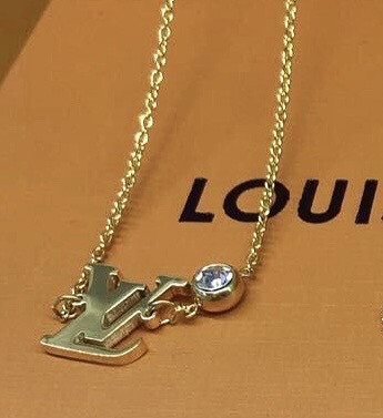 High Quality 18CT Gold Stainless Steel Idylle Blossom Stud Diamond Necklace size Adjustable 16-21cm