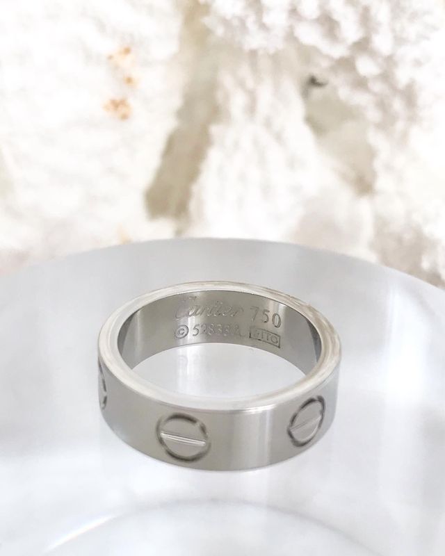 18CT Gold Plated Stainless Steel Love Rings Or SILVER Love Rings