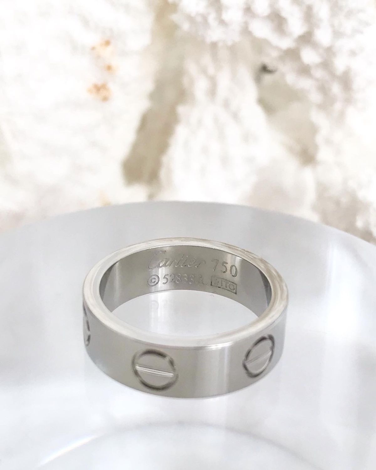 18CT Gold Plated Stainless Steel Love Rings Or SILVER Love Rings