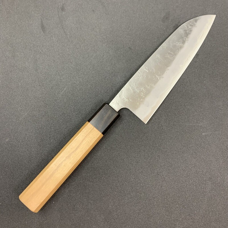 Hitohira Futana S3 Nashiji Santoku 170mm Cherry Wood Handle