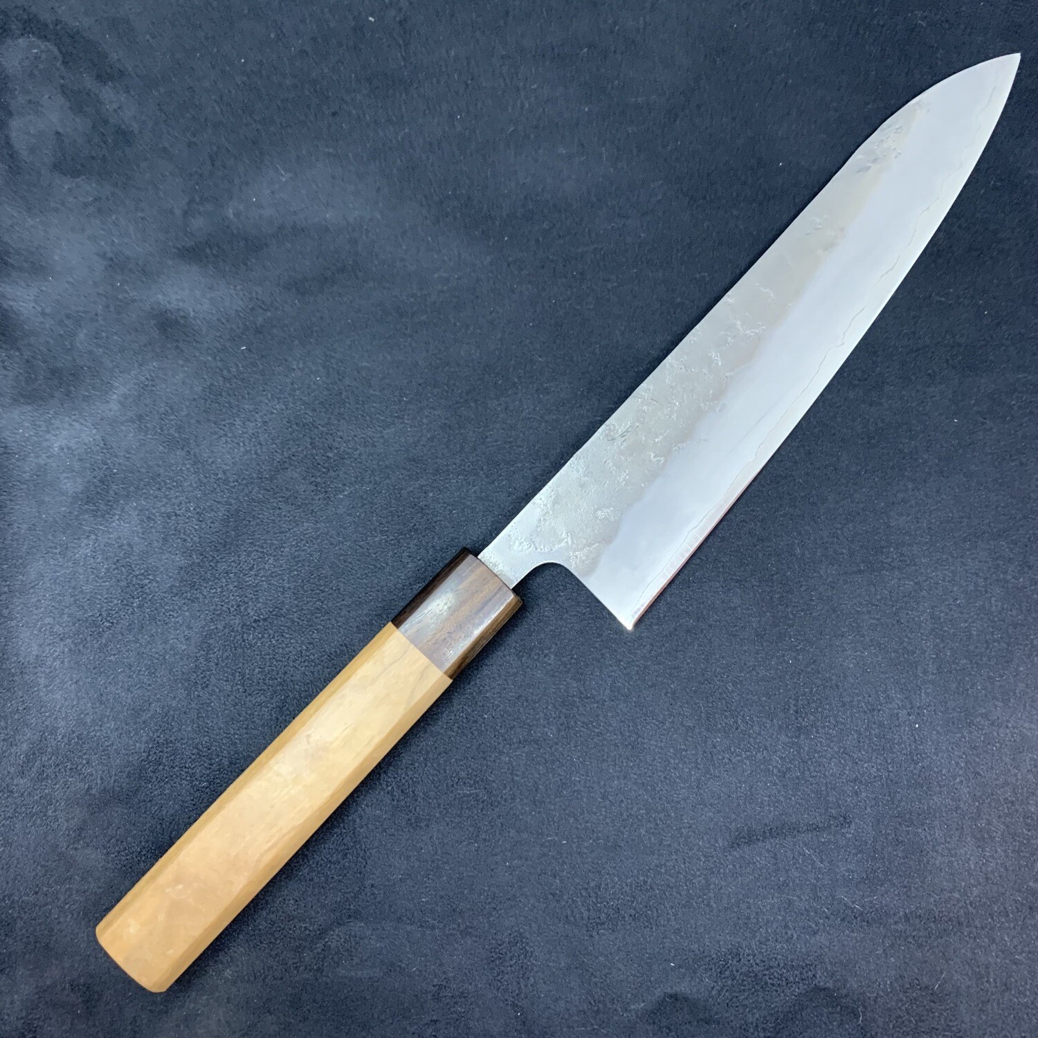 Hitohira Futana S3 Nashiji Gyuto 210mm Cherry Wood Handle
