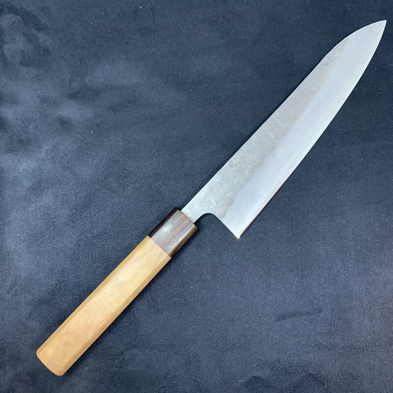 Hitohira Futana S3 Nashiji Gyuto 210mm Cherry Wood Handle