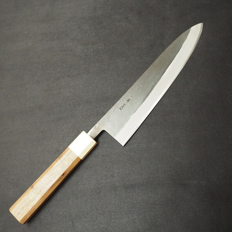 Hitohira TD Blue #2 Kurouchi Gyuto 210mm with Walnut handle