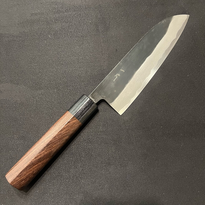 Hitohira MS Kurouchi Blue #2 165mm Santoku