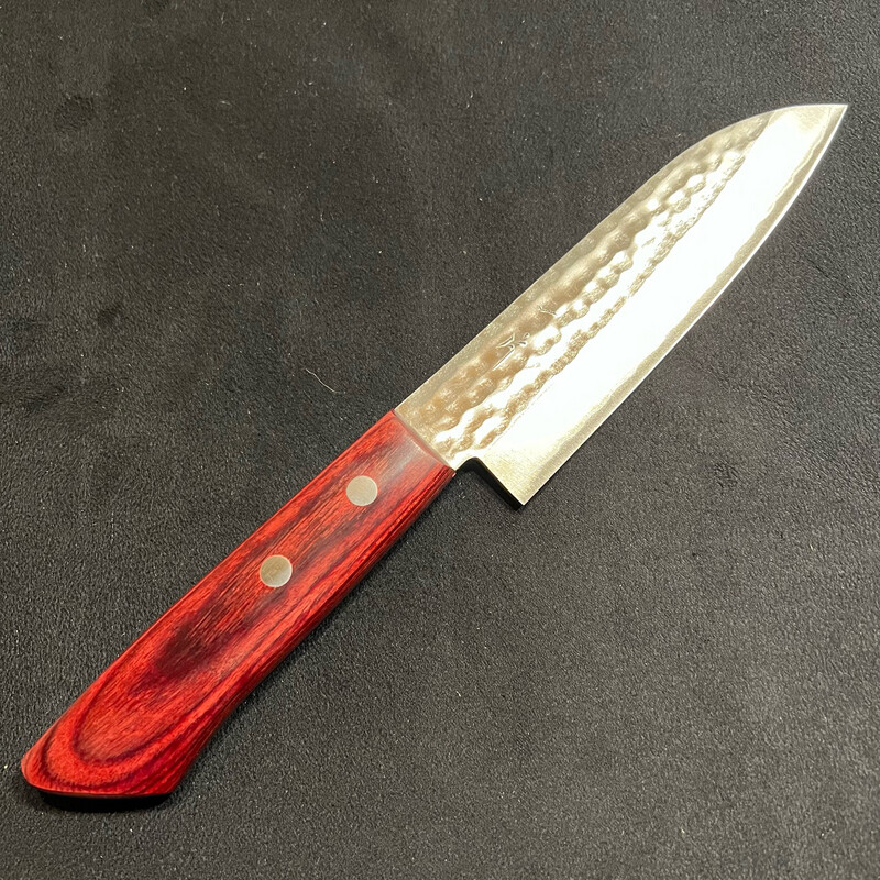 Hitohira NM Tsuchime Santoku 130mm (no Bolster)