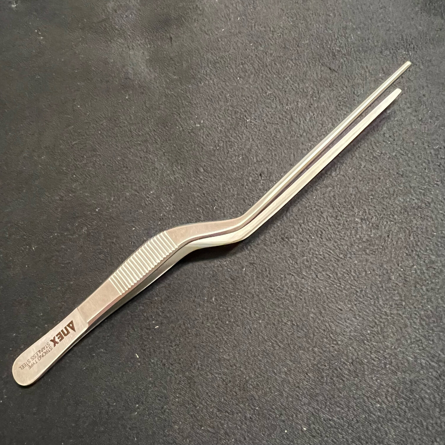 ANEX Offset Plating Tweezers 170mm