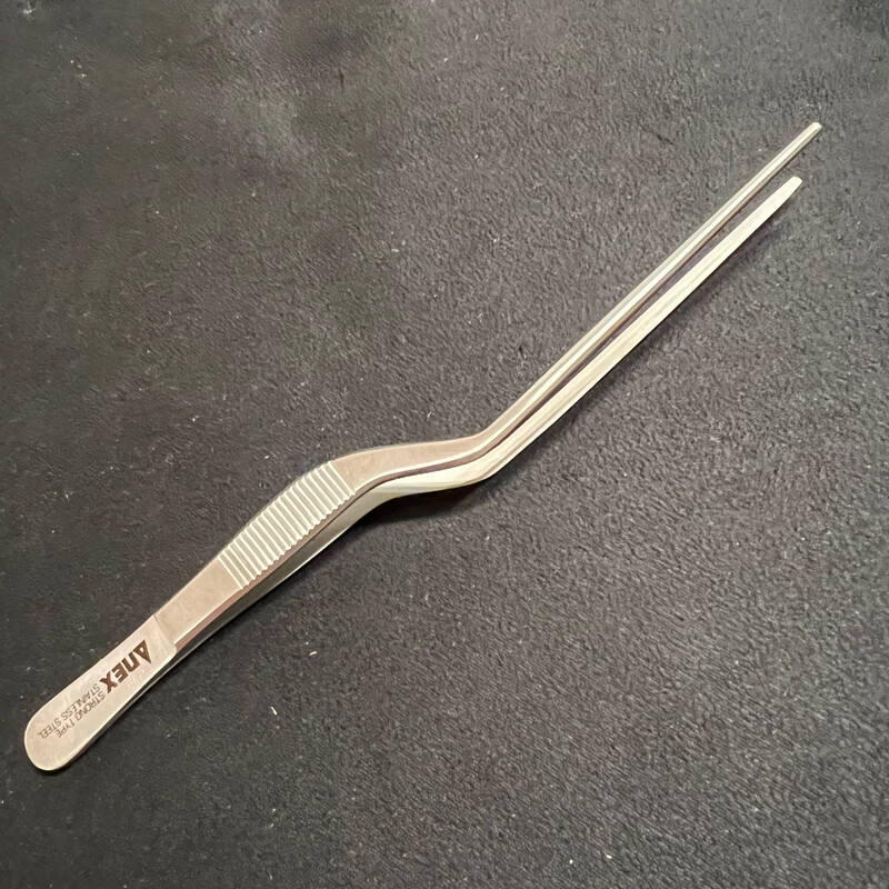 ANEX Offset Plating Tweezers 170mm