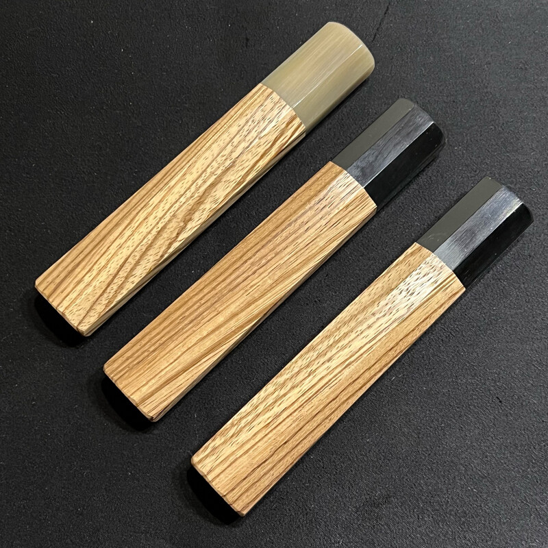 Taihei Custom Zebrawood Octagonal Handle - Yanagiba