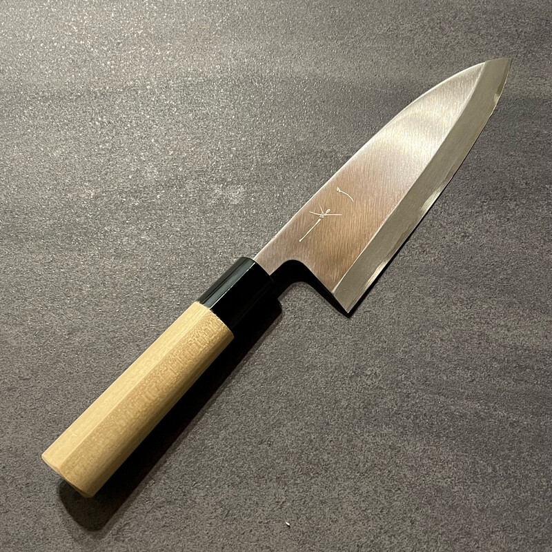 Hitohira Gorobei White #3 Deba 165mm D-shape Ho wood handle