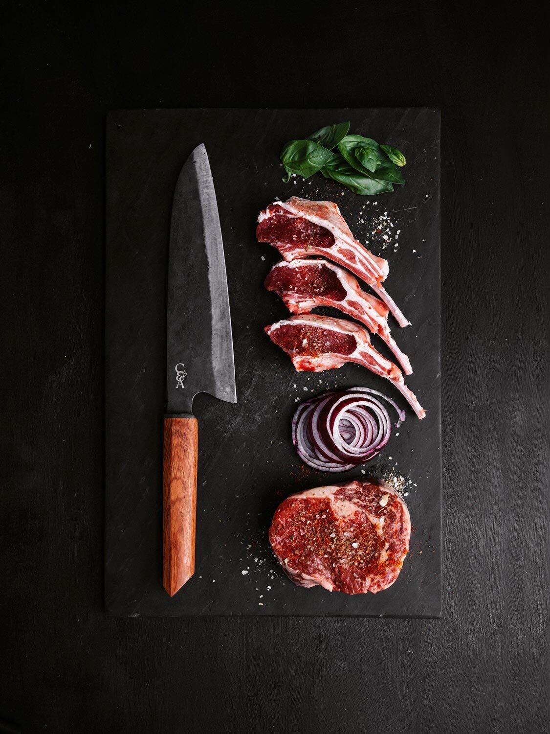 Cain & Abel "Adam" 210mm Santoku