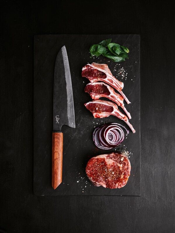 Cain & Abel "Adam" 210mm Santoku