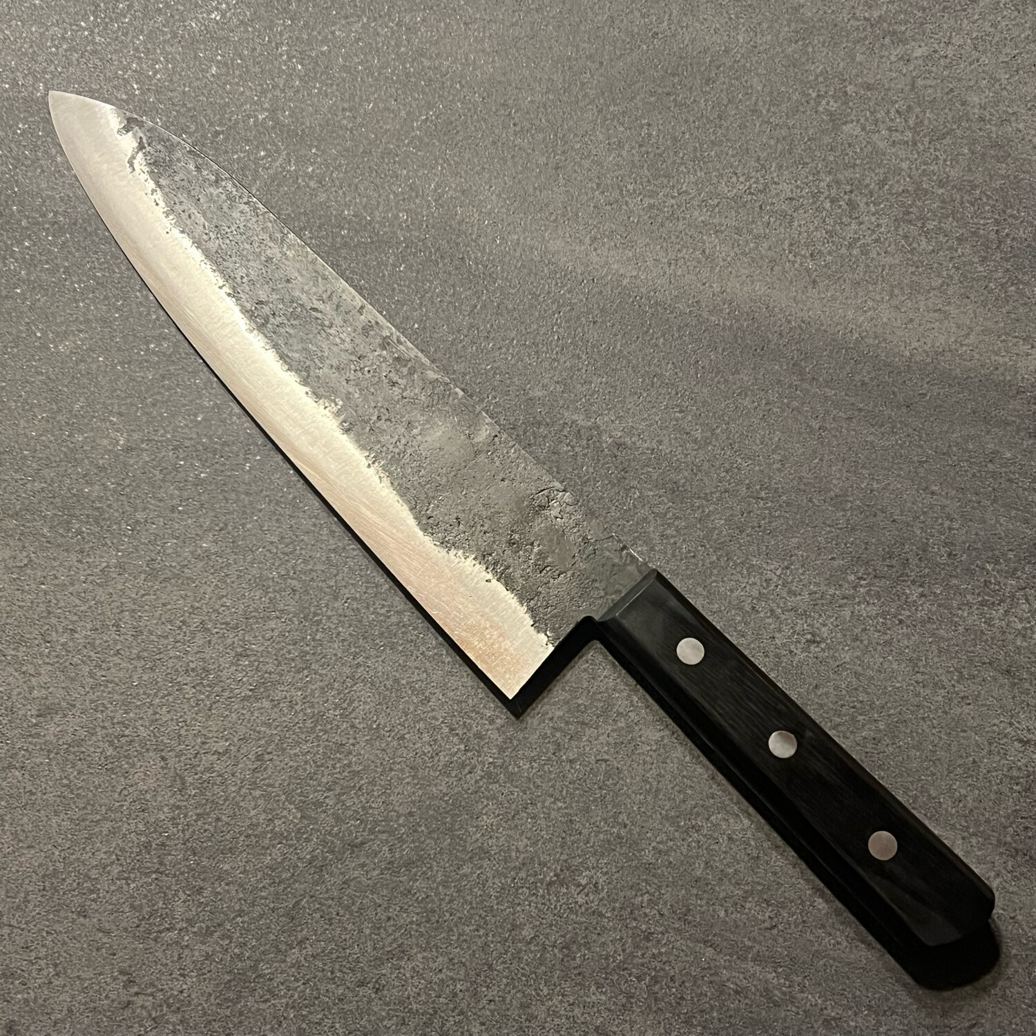 Morihei Hisamoto Kurouchi White #1 Gyuto 210mm (Pakka handle, no bolster)