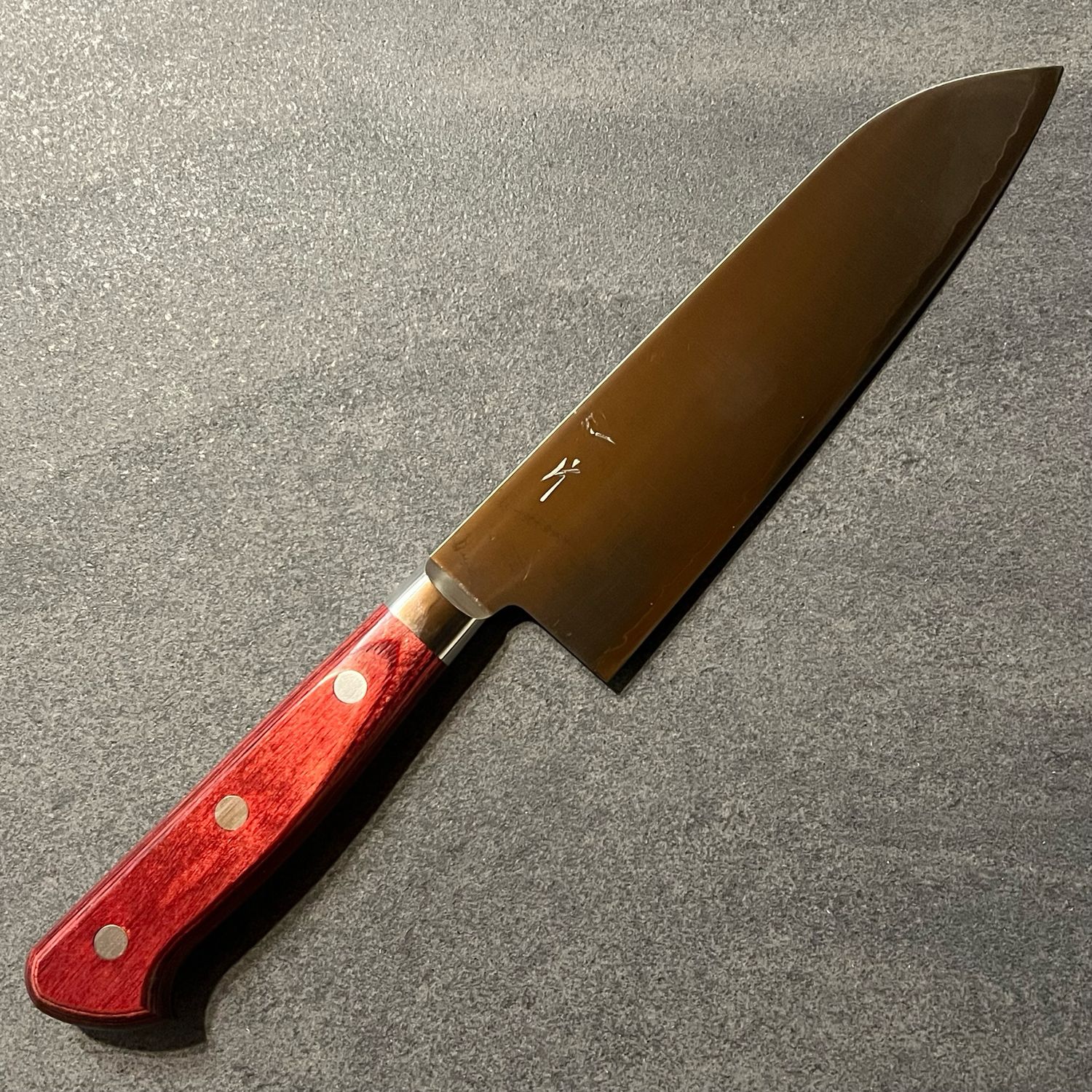 Hitohira TP (by Takamura) 170mm Santoku (SG2)