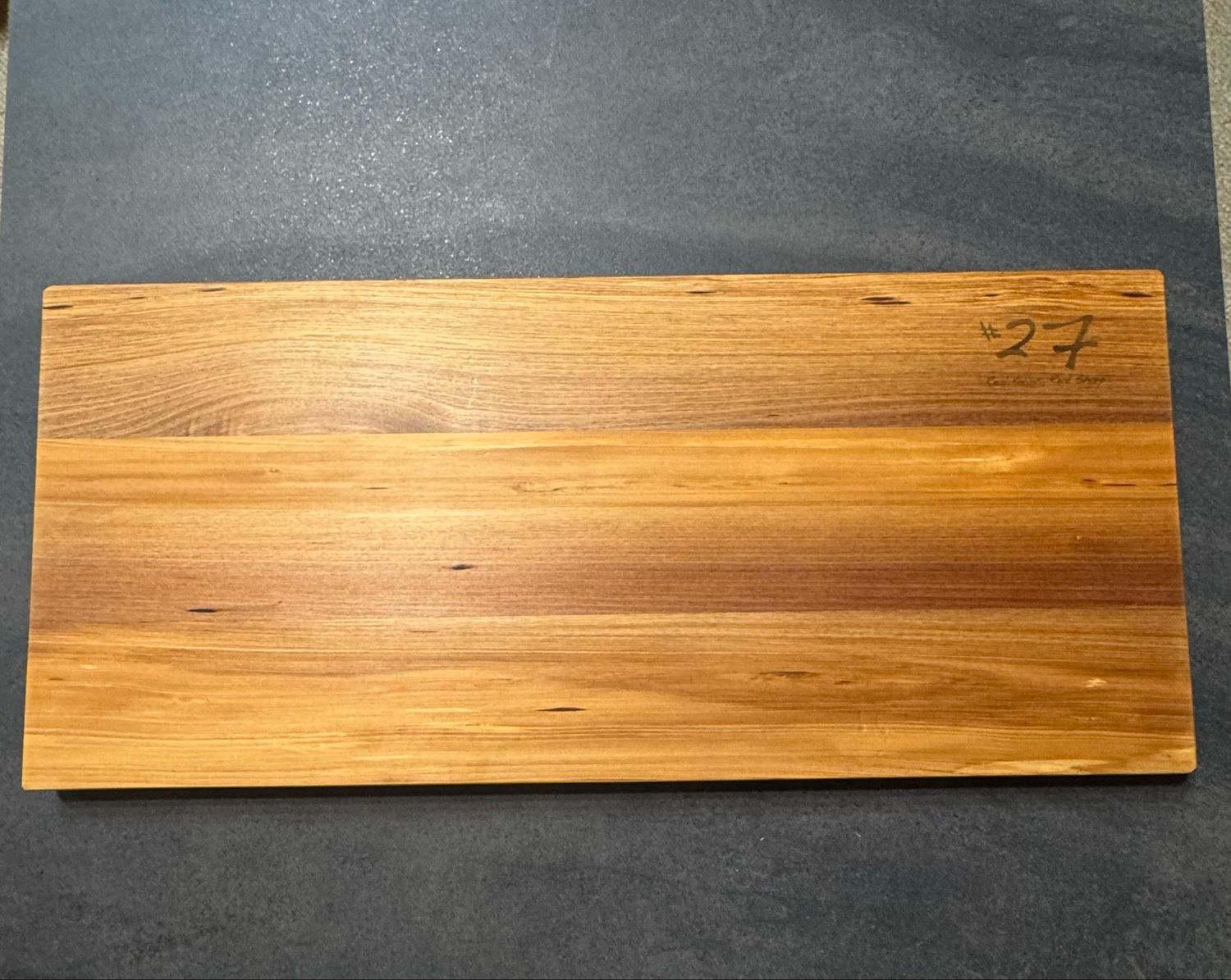 Totara Wooden Chopping Board 52cm x 23cm x 2.5cm