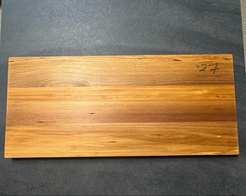 Totara Wooden Chopping Board 52cm x 23cm x 2.5cm
