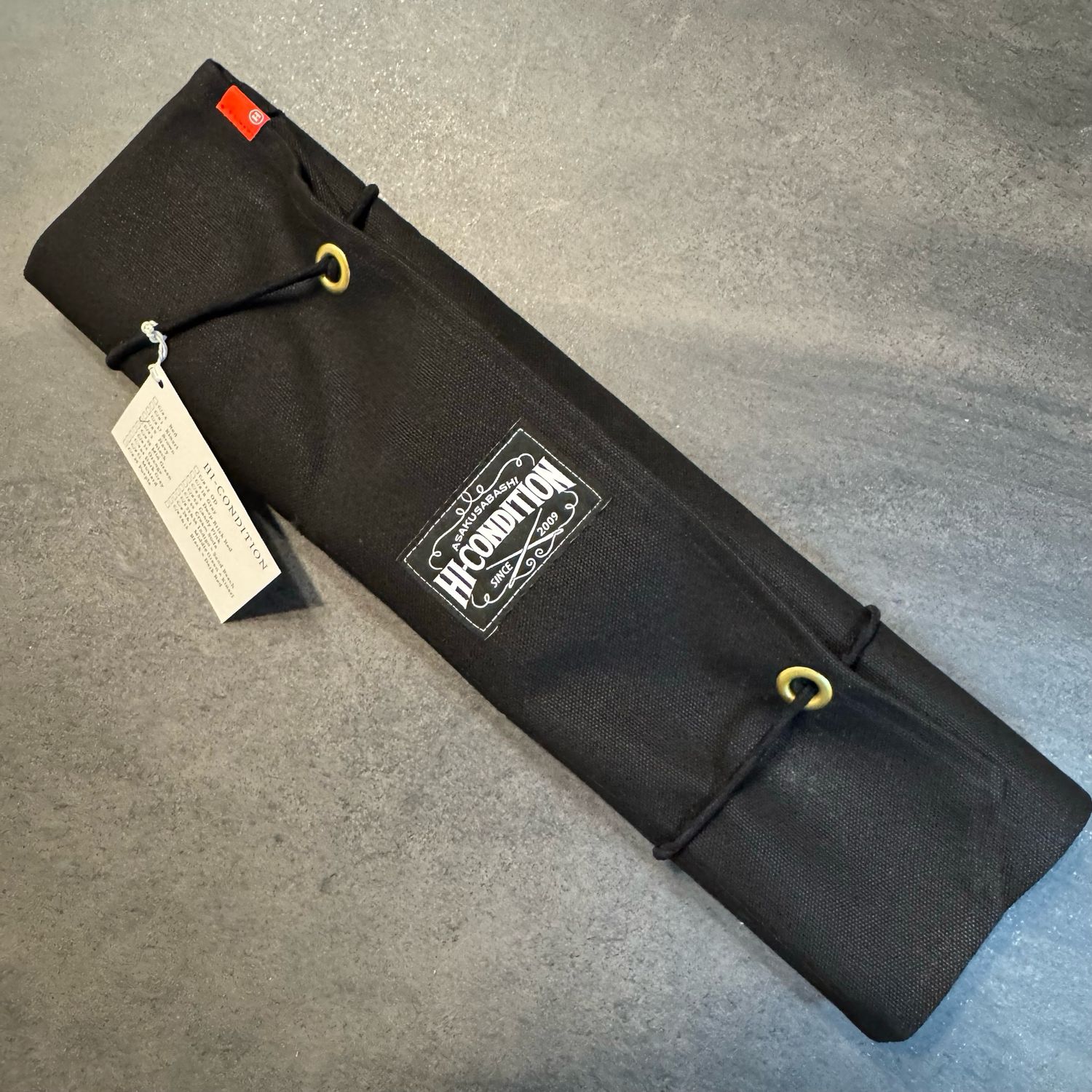 HI-CONDITION Hanpu 6-knife Canvas Knife Roll - Black