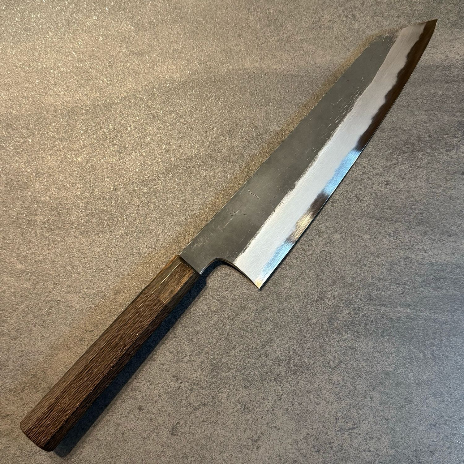 Hitohira Togashi Kurouchi White #2 Kiritsuke Gyuto 240mm - Tagayasan handle